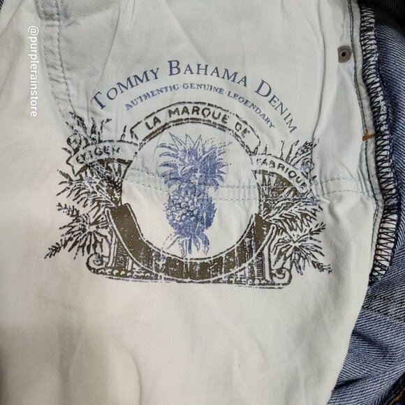 Vtg Tommy Bahama Easy Fit Jeans 40x32 Medium Light Wash Y2K Hipster Preppy - Picture 4 of 12